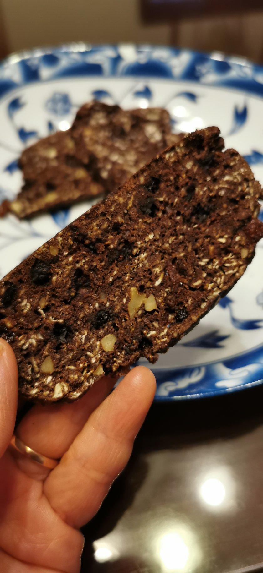 全麦特浓双重巧克力花生酱意式脆饼【健身少女的小零食】