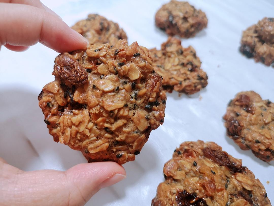一拌就有的_烤燕麦果干饼_真的什么都不用做