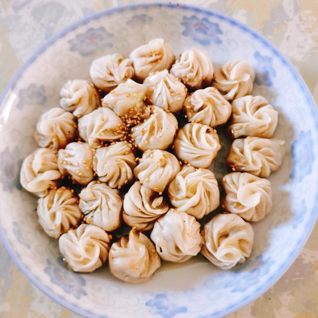 免揉面‼️脆底爆汁‼️懒人版拇指生煎包‼️