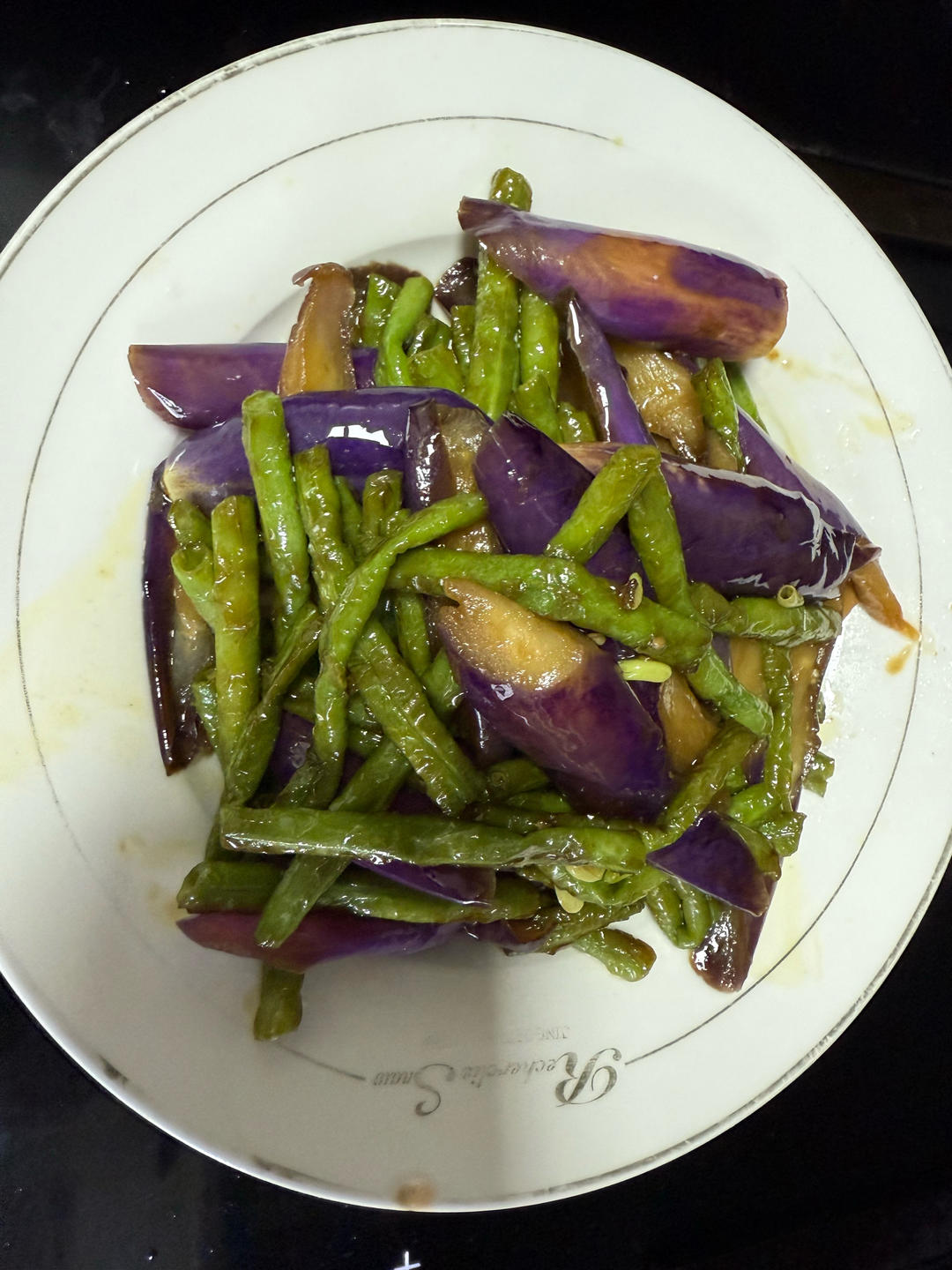 豇豆炒茄子
