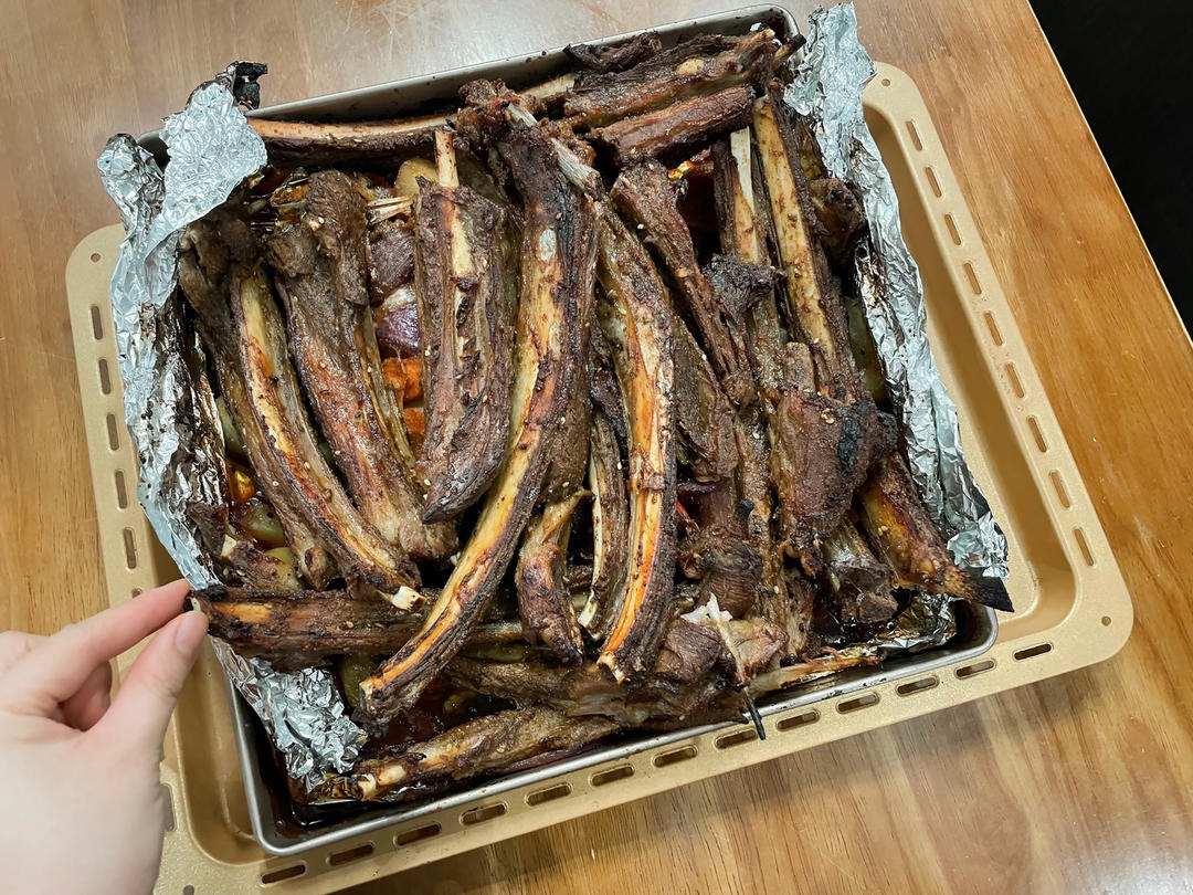 烤羊排（先煮后烤版）
不辣腌料详细