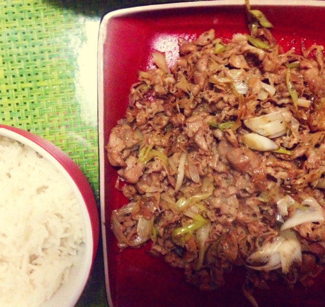 葱爆羊肉