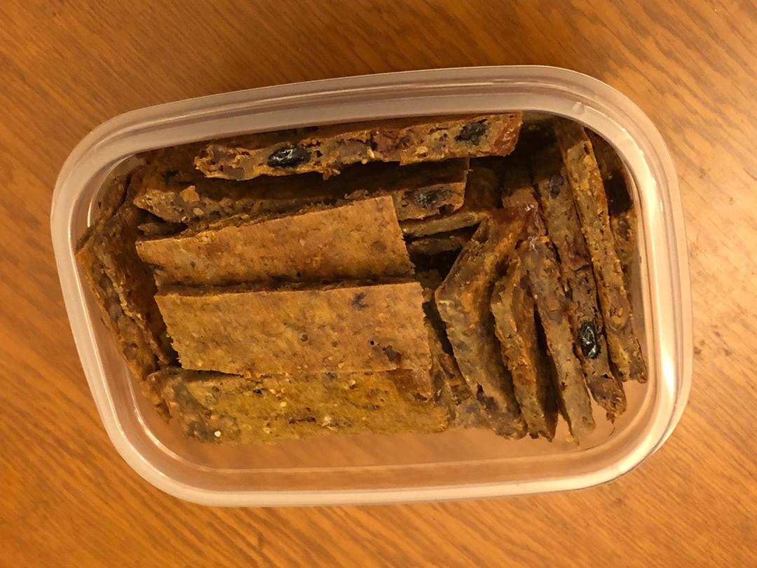 北鼎烤箱食谱～香蕉燕麦能量棒