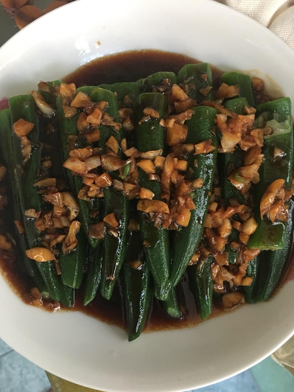 蒜蓉秋葵