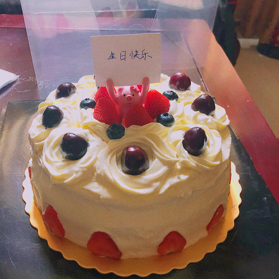 超级简单的味多美同款生日蛋糕（6寸），新手也能高度还原