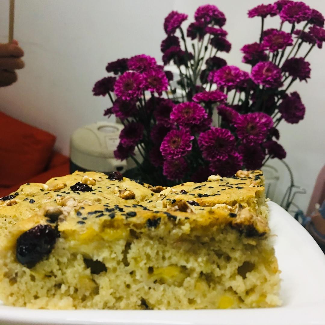 香蕉核桃蛋糕（低油少糖健康版）