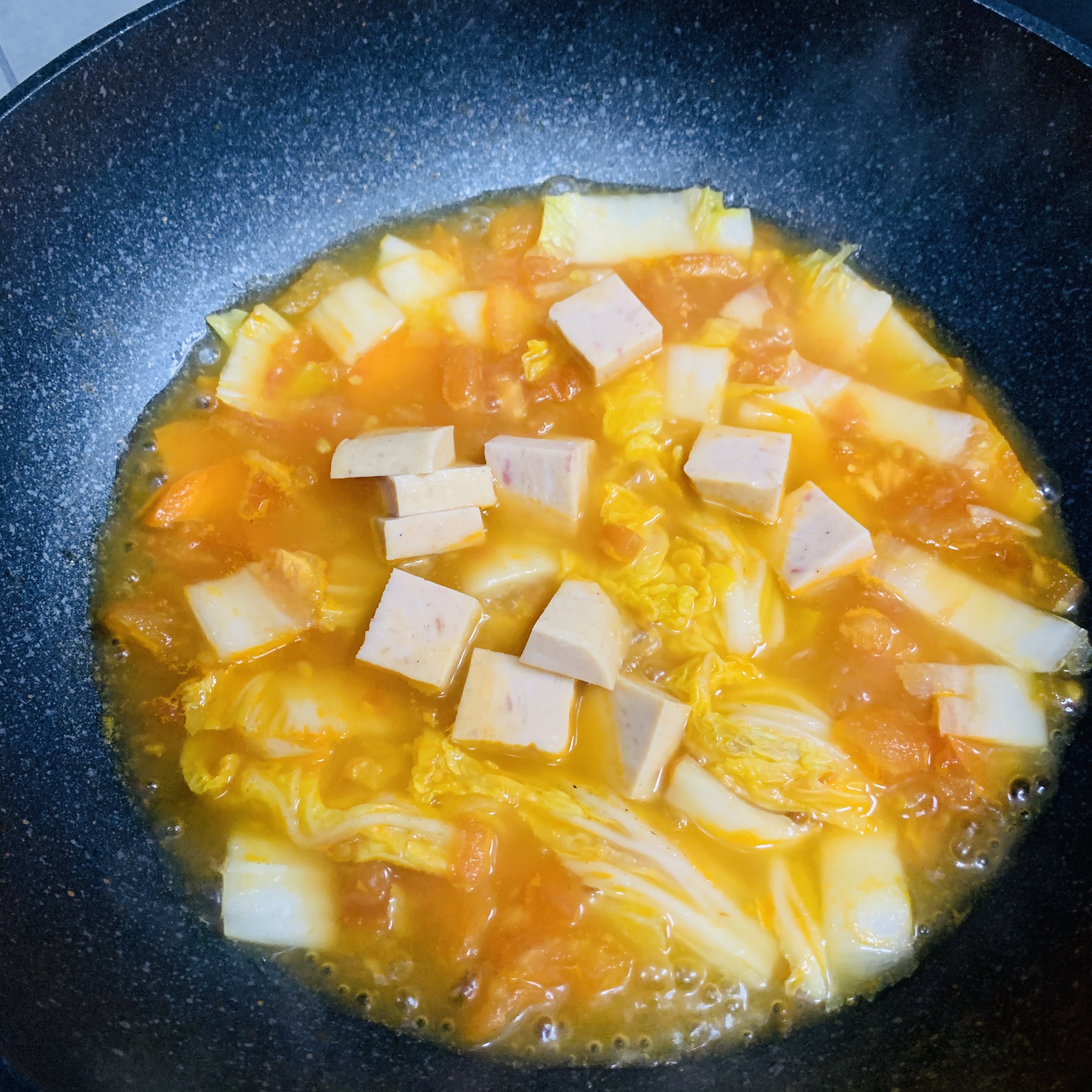 低卡番茄蔬菜汤的做法 步骤4