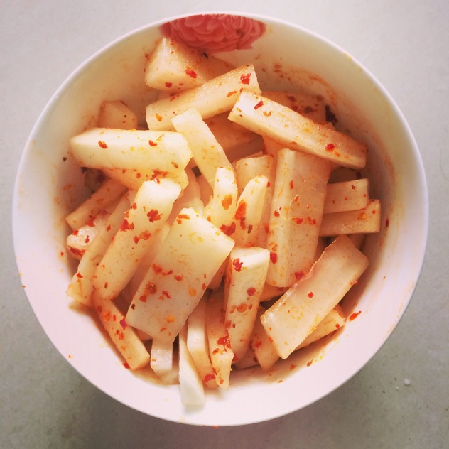 酸甜脆爽腌萝卜