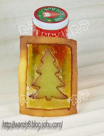 圣诞树相框饼干的做法