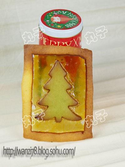 圣诞树相框饼干的做法