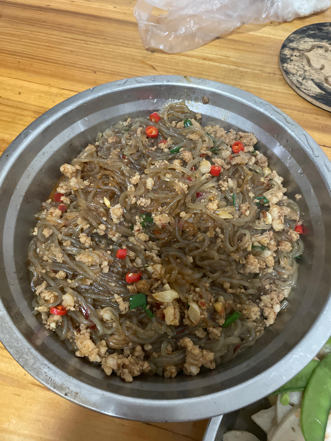蚂蚁上树——肉沫粉条