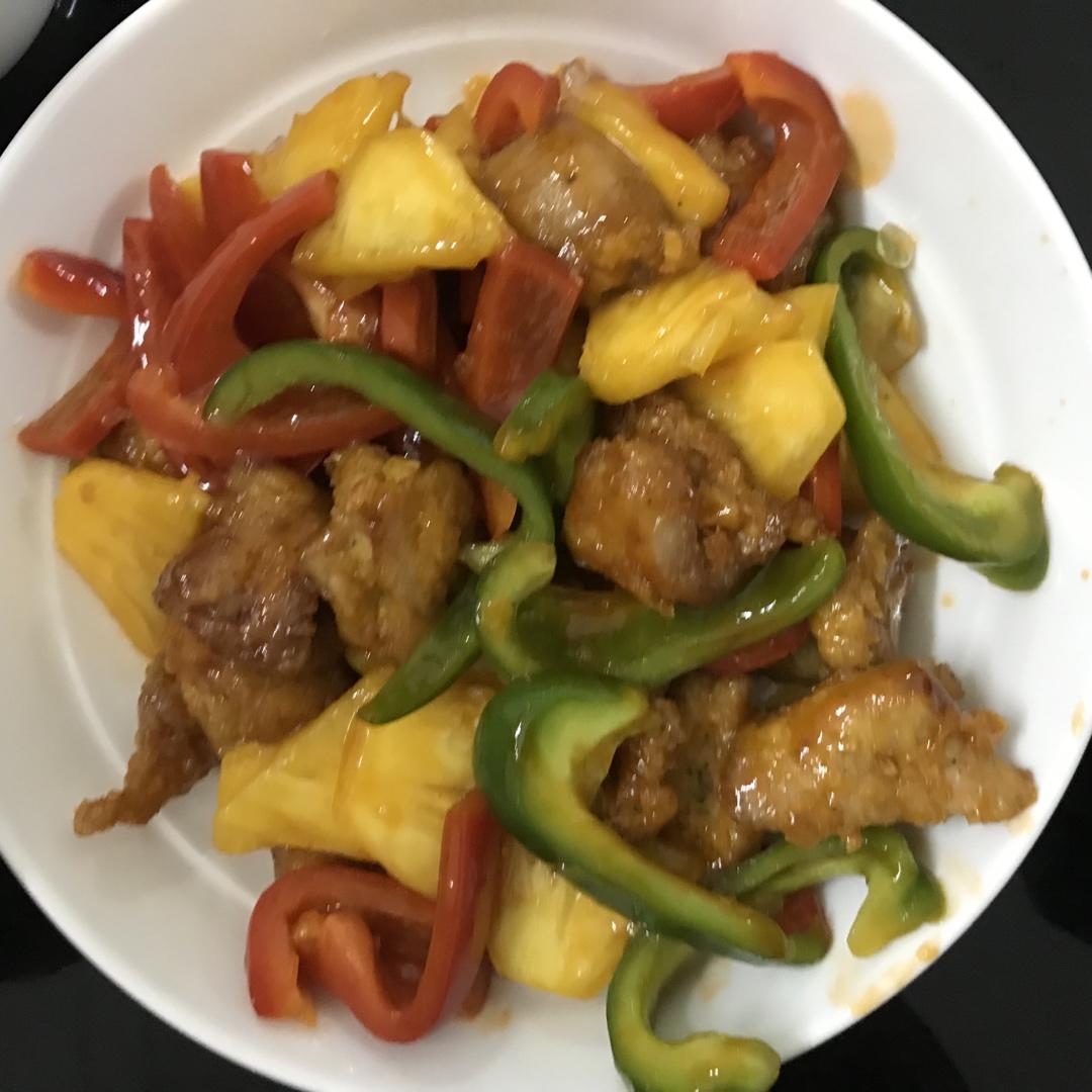 超好吃的菠萝咕噜肉