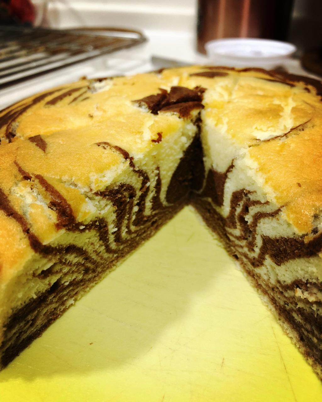 斑马纹酸奶蛋糕