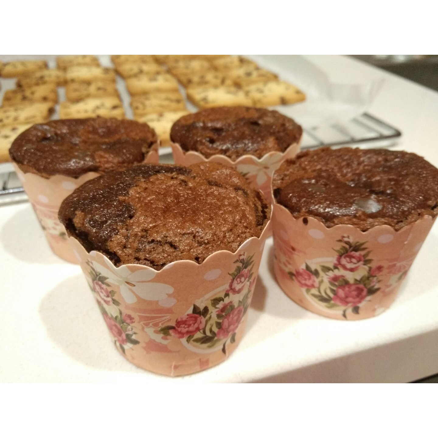 布朗尼杯子蛋糕