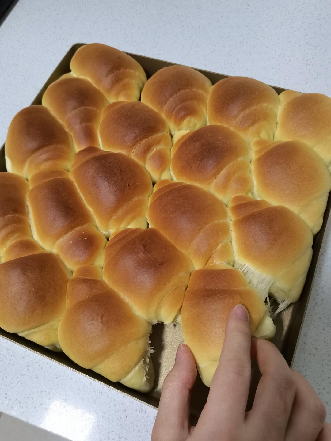 牛奶面包卷（直接法）