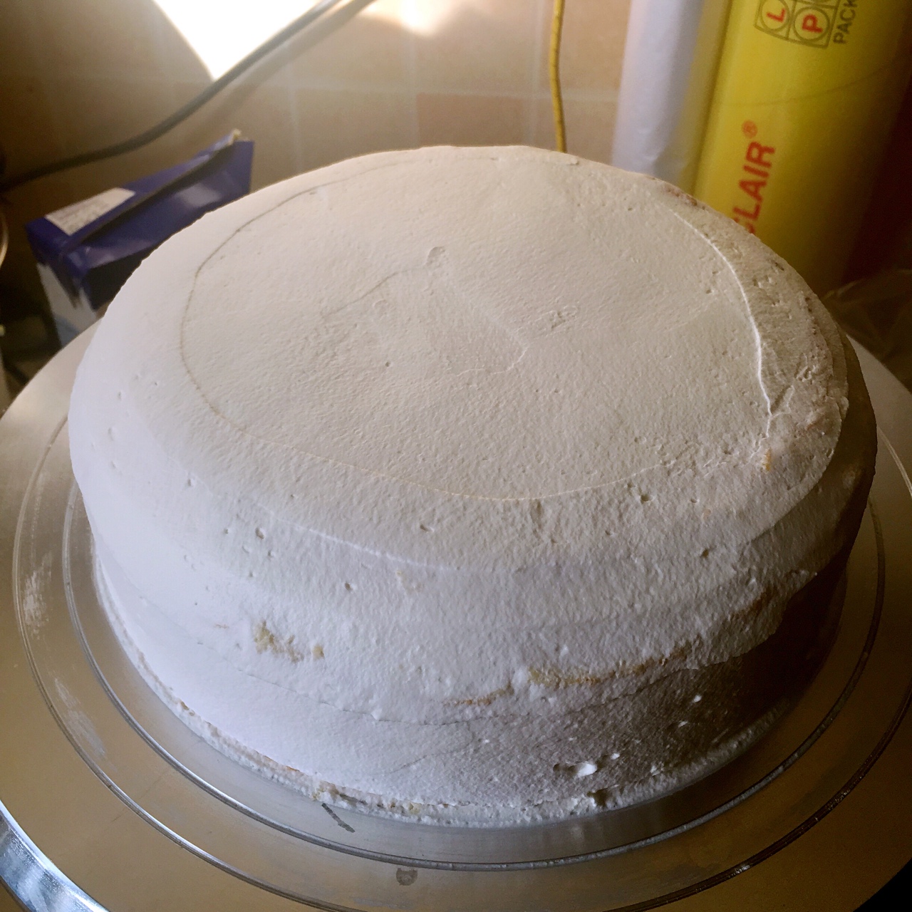 淡奶裱花蛋糕的做法 步骤6