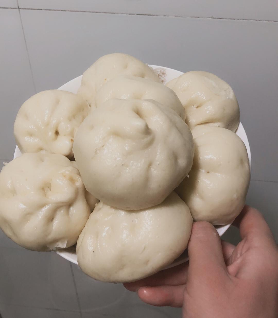猪肉包子（附视频。一次性发酵。）