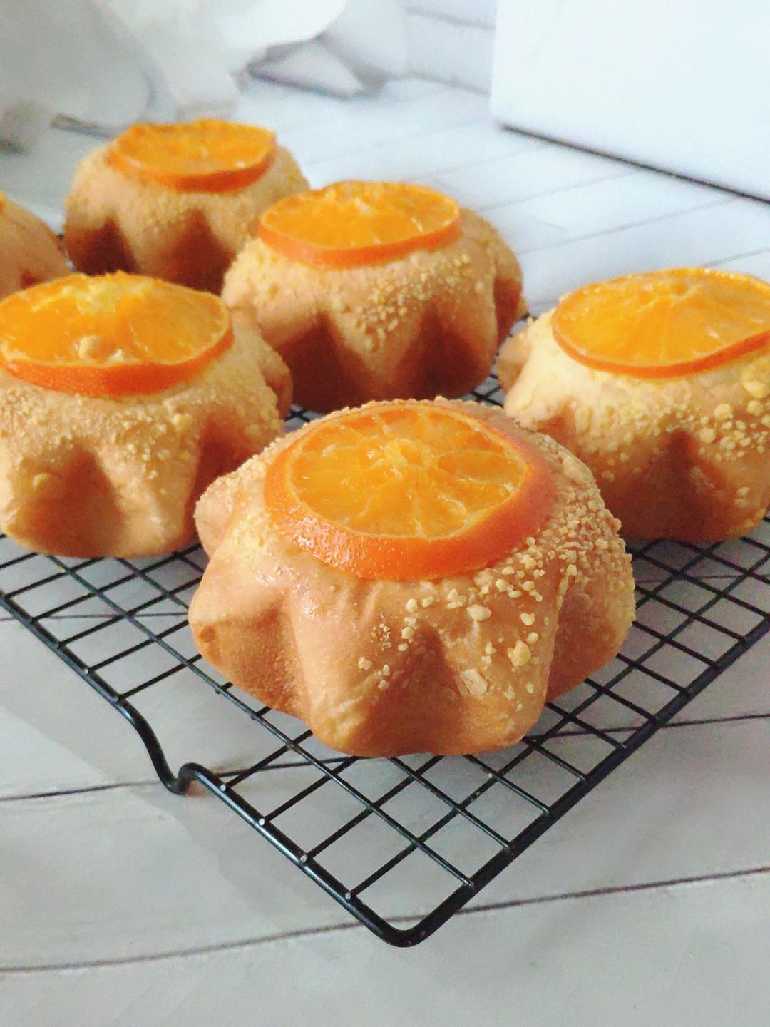 香橙卡士达星星包