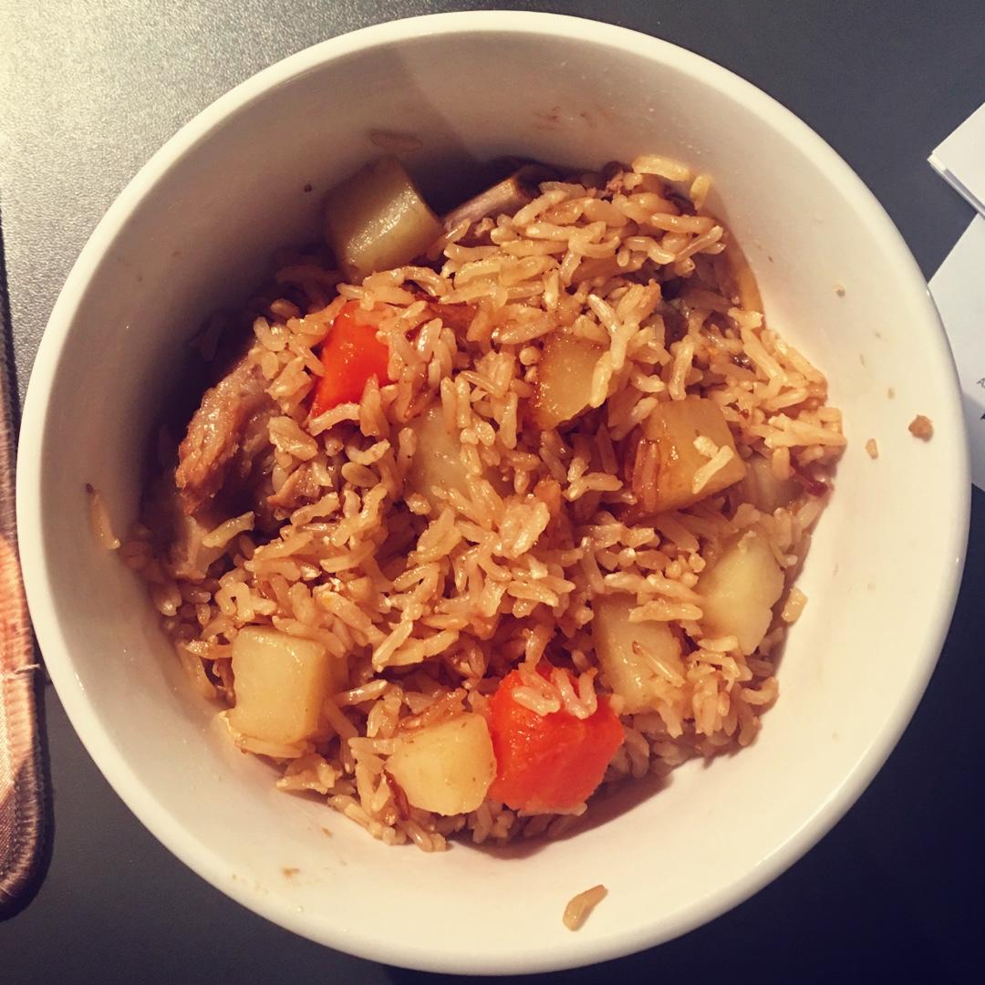 电饭锅版排骨焖饭
