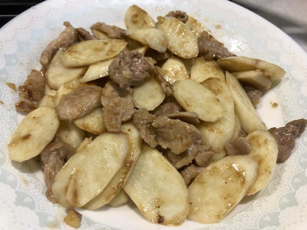 山药炒肉，这是山药最美味的吃法