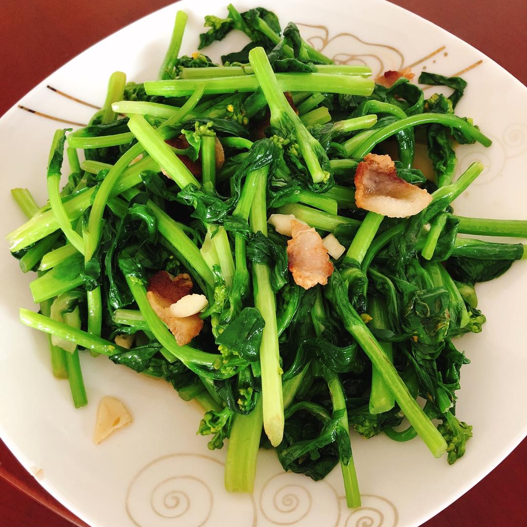 生炒菜心