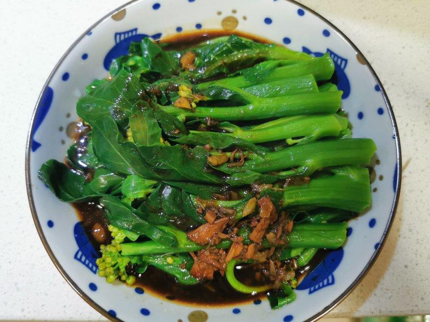 慕骐mm做的白灼芥兰苗