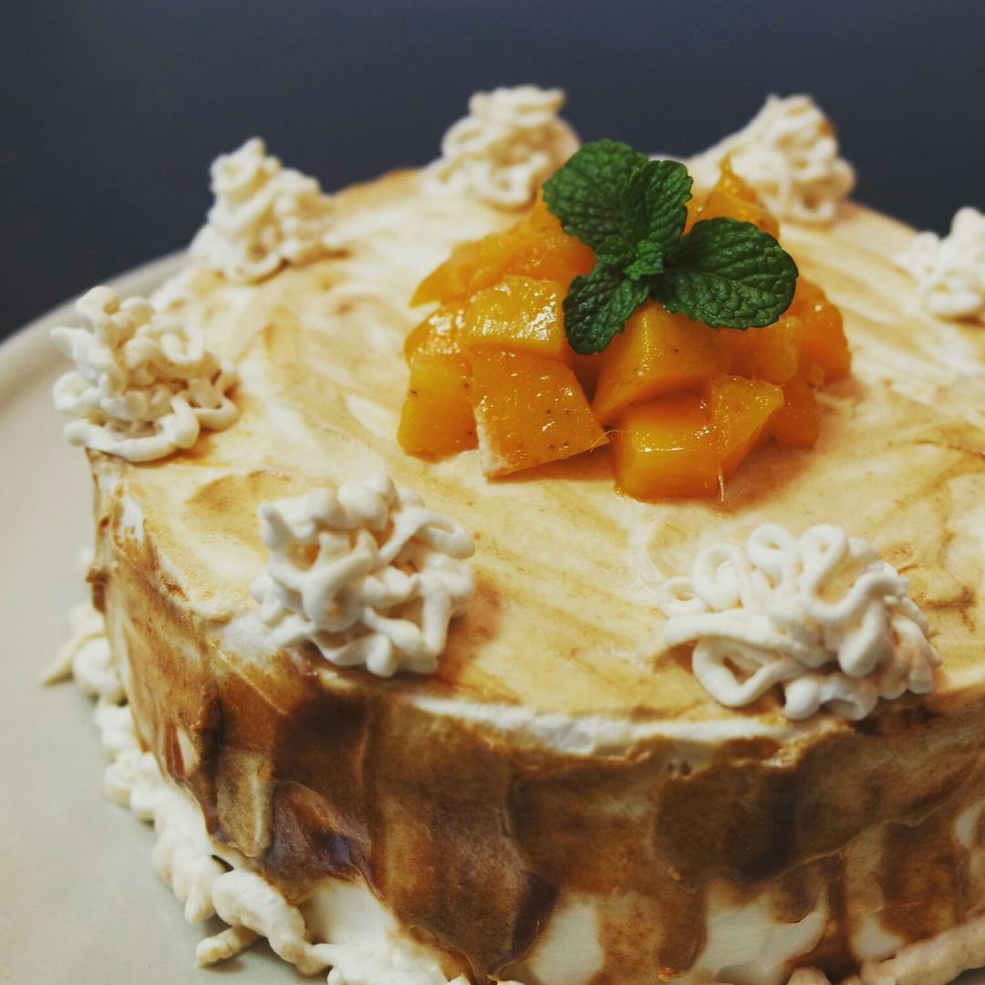 焦糖香草海绵蛋糕