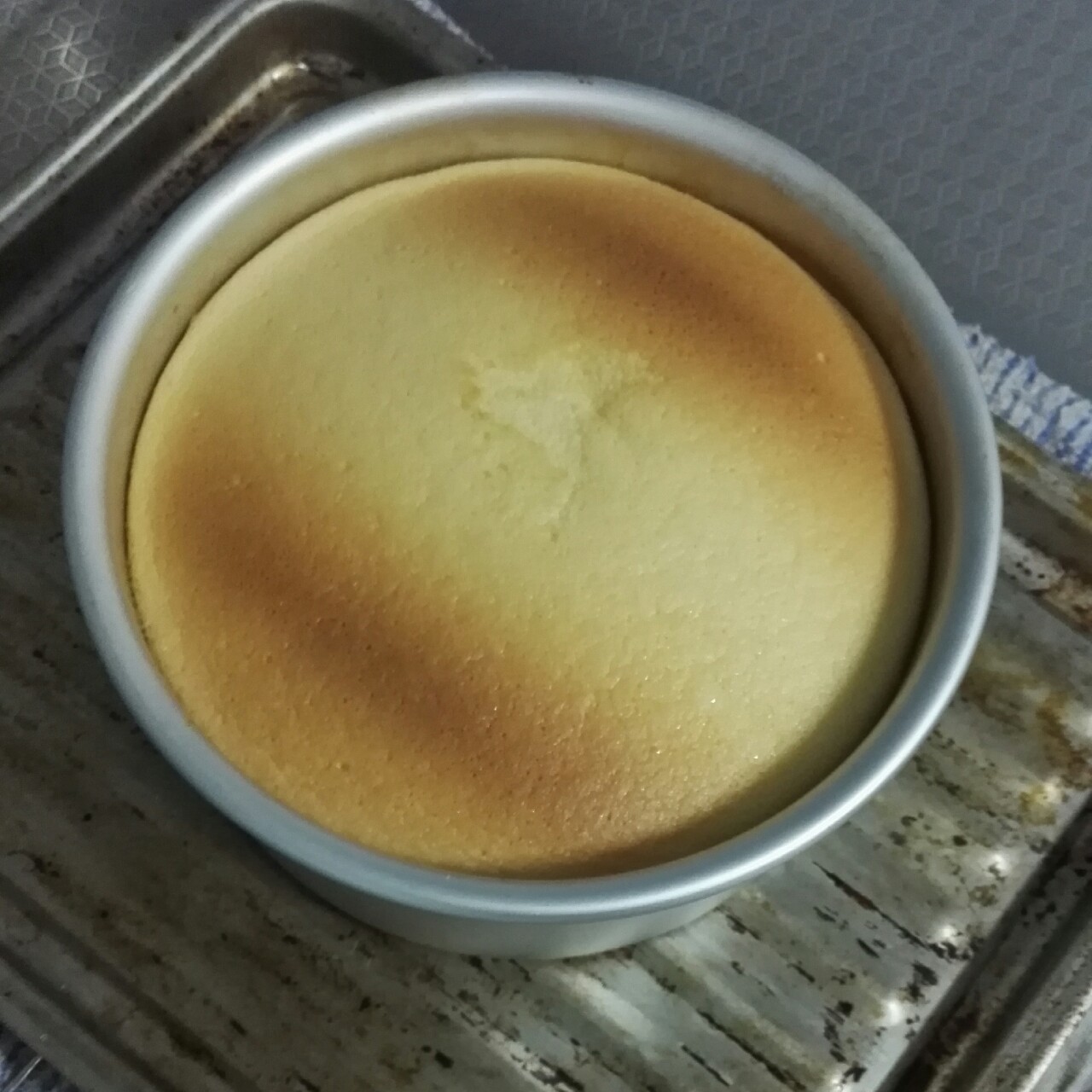 6寸原味戚风蛋糕