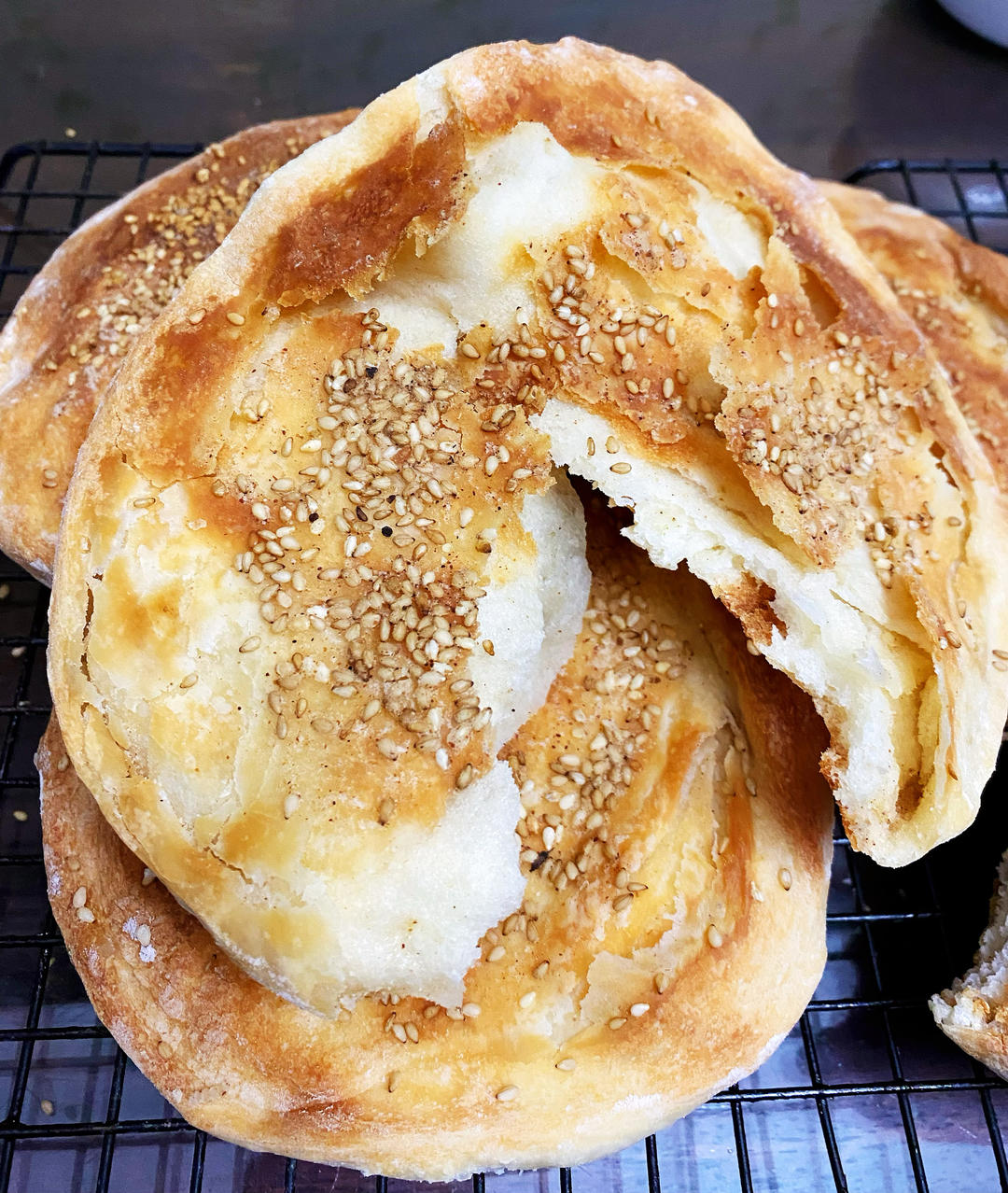 烤箱版小烧饼。