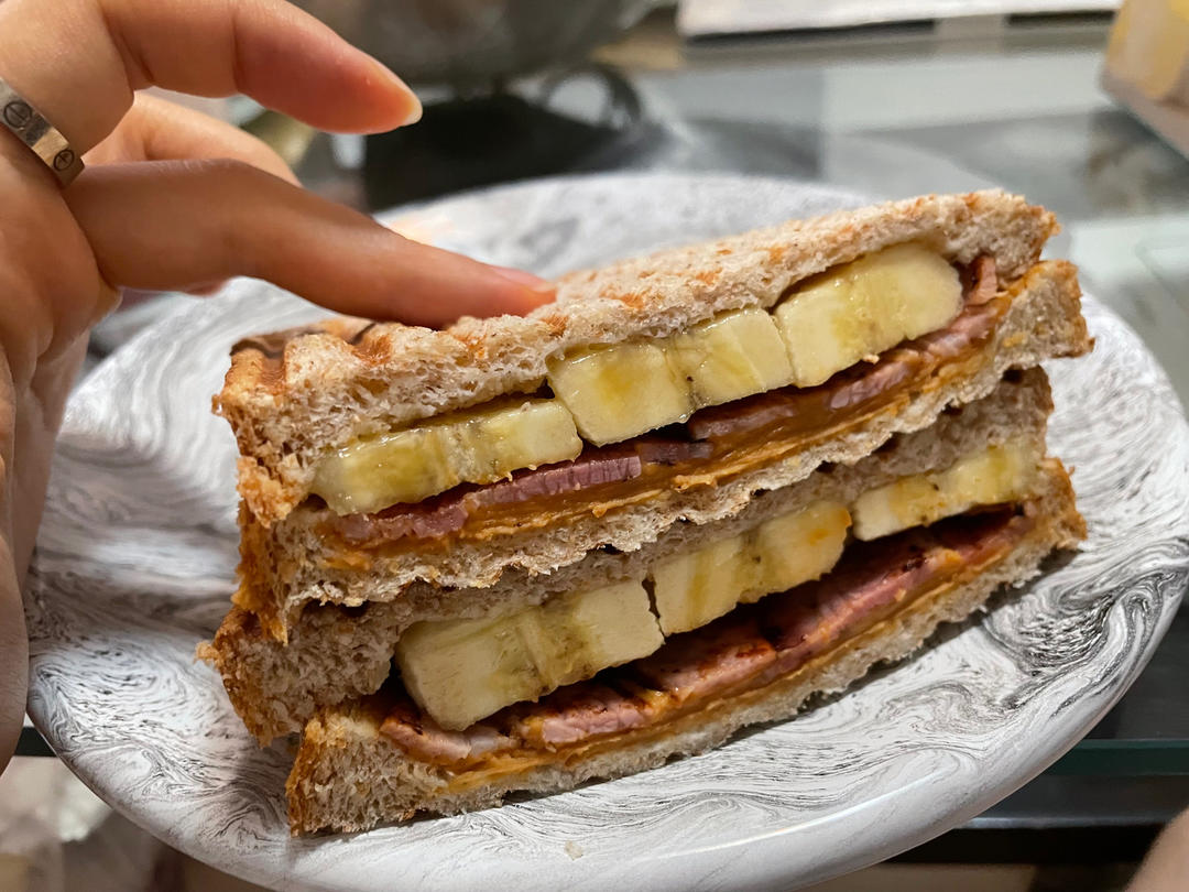 低卡版猫王三明治