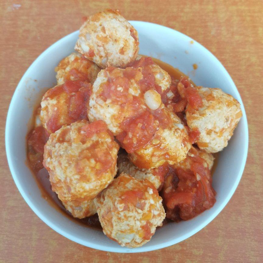 茄汁鸡胸肉丸子