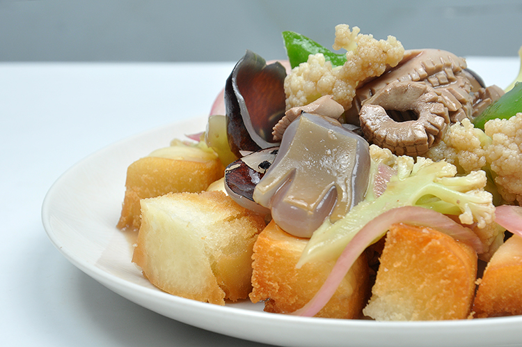 爆炒双脆，福州的传统闽菜，鲜脆可口……的做法