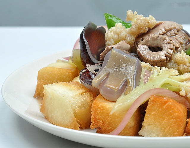 爆炒双脆，福州的传统闽菜，鲜脆可口……的做法