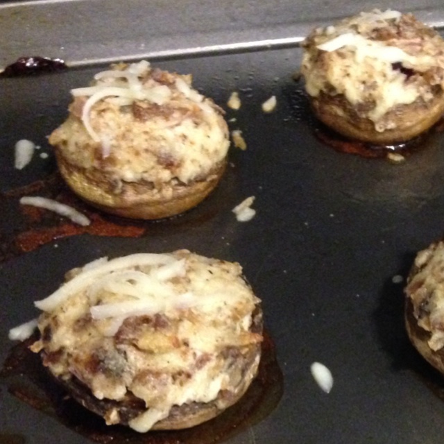 beef stuff mushroom 牛肉焗蘑菇