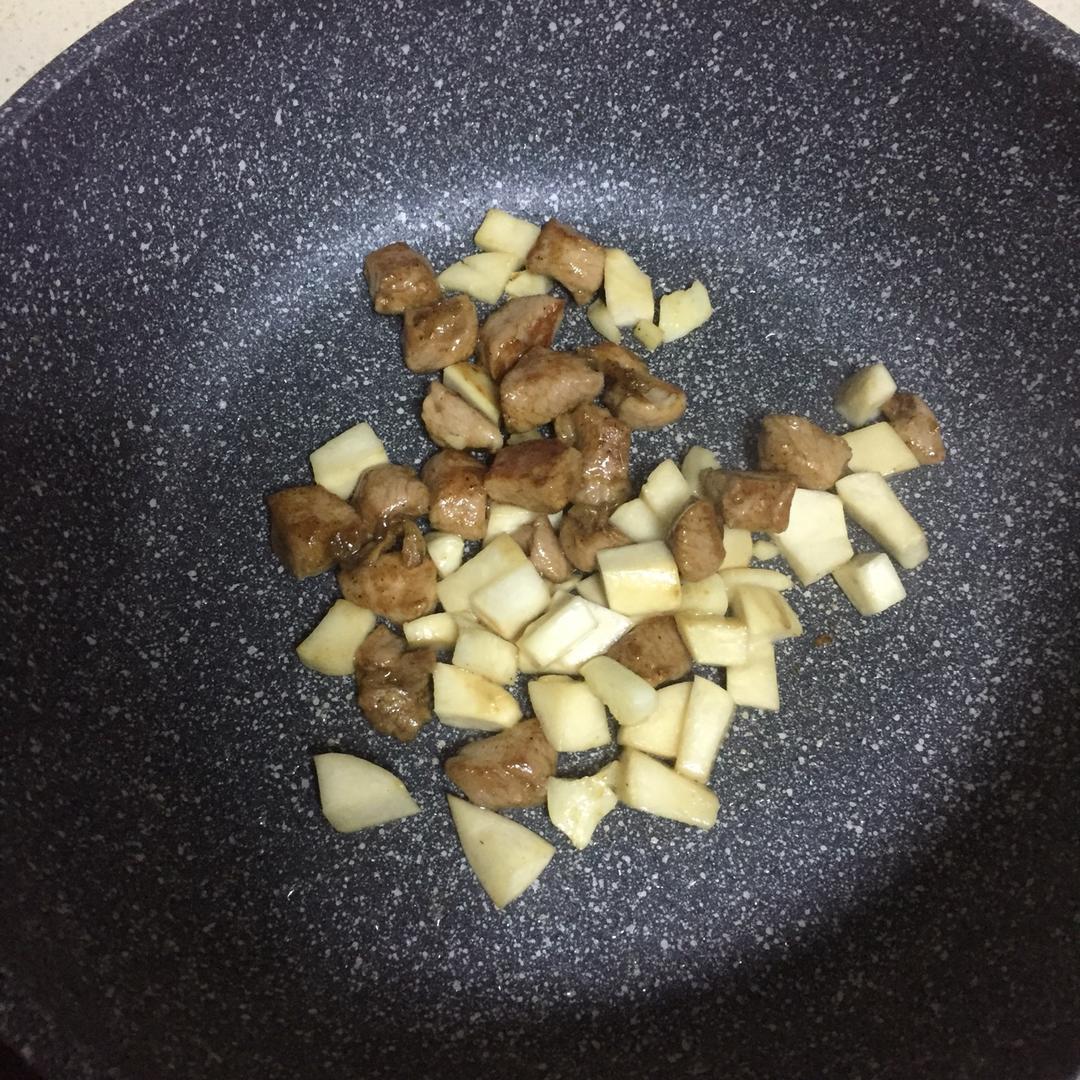 香蒜孜然猪肉粒-解馋神器