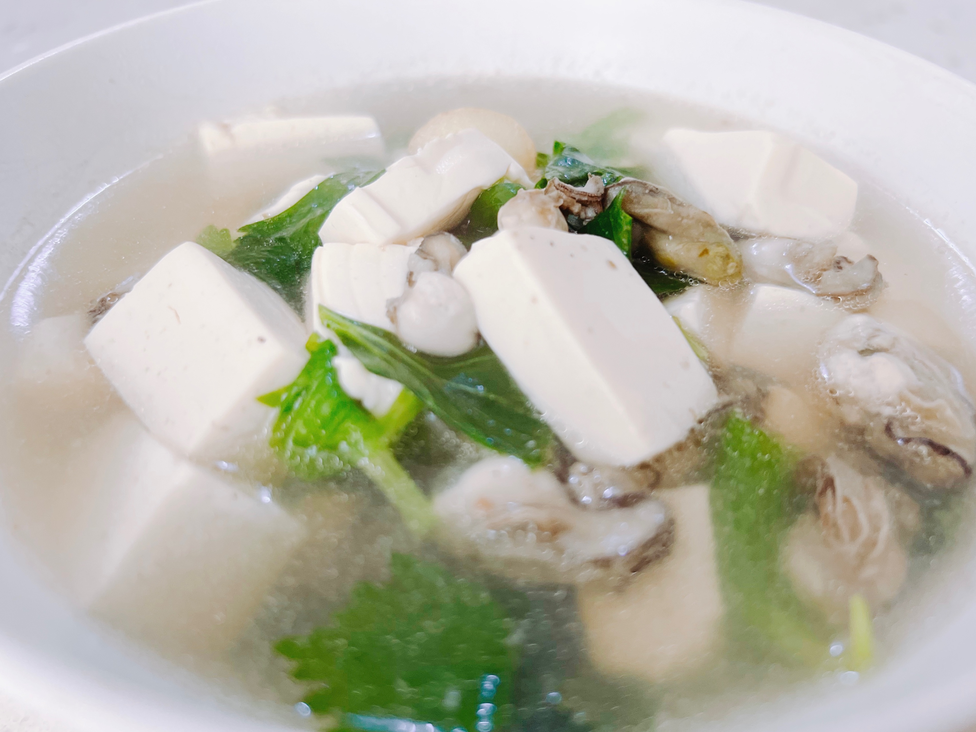 海蛎豆腐汤（地道福州口味）的做法