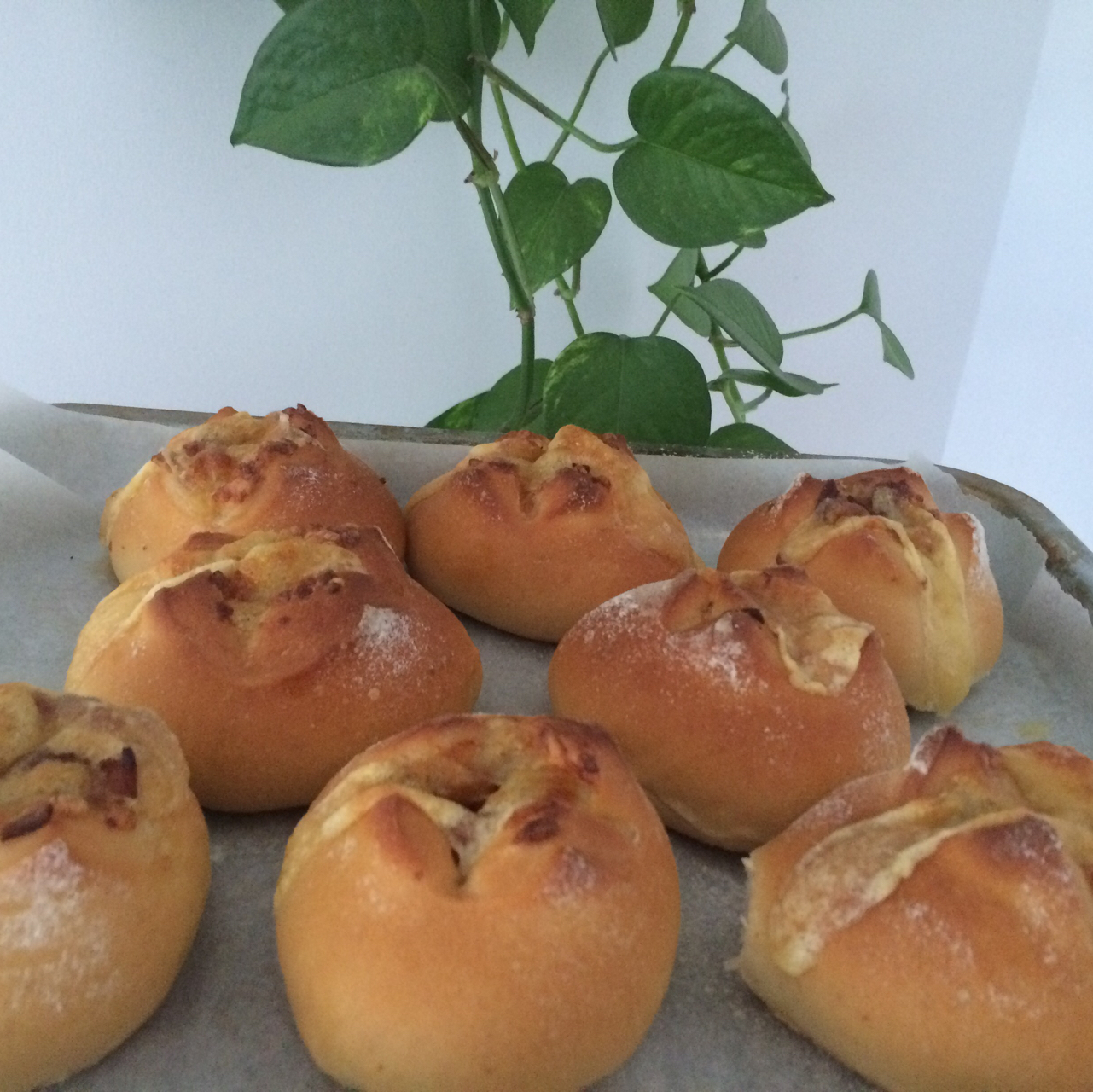 全麦芝士熔岩面包