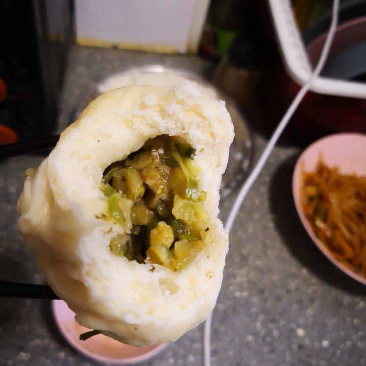 青椒茄子包子