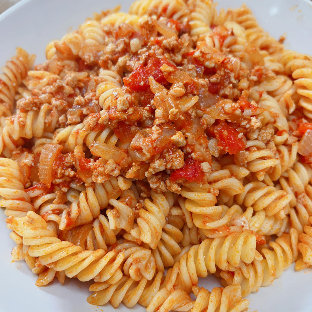 意大利肉酱螺旋面fusilli（调整口味版）