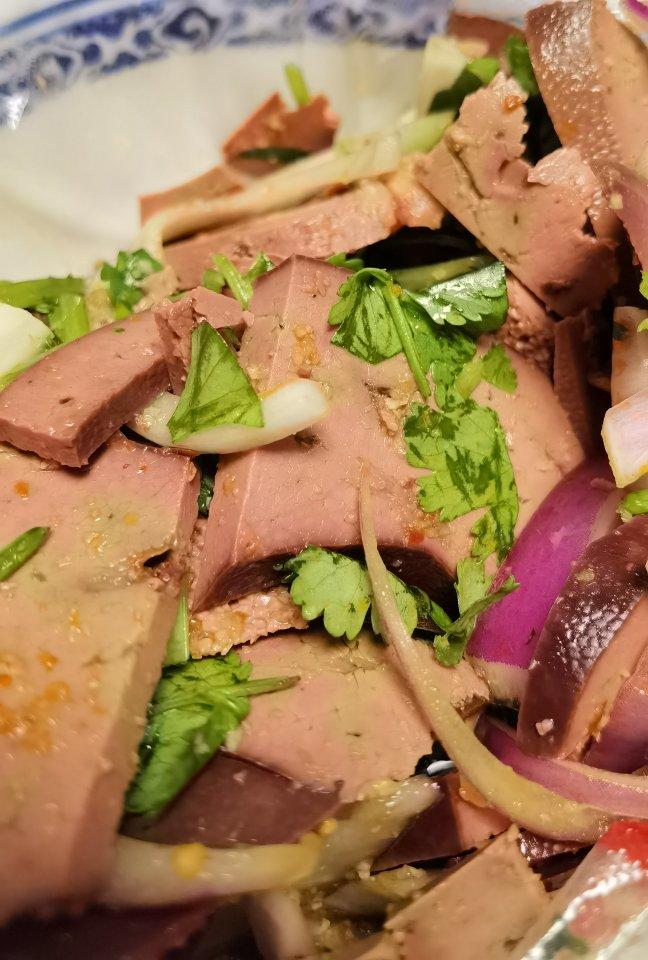 家常菜～春韭炒鸡肝块