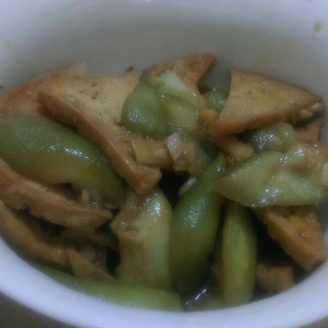 丝瓜烧豆腐