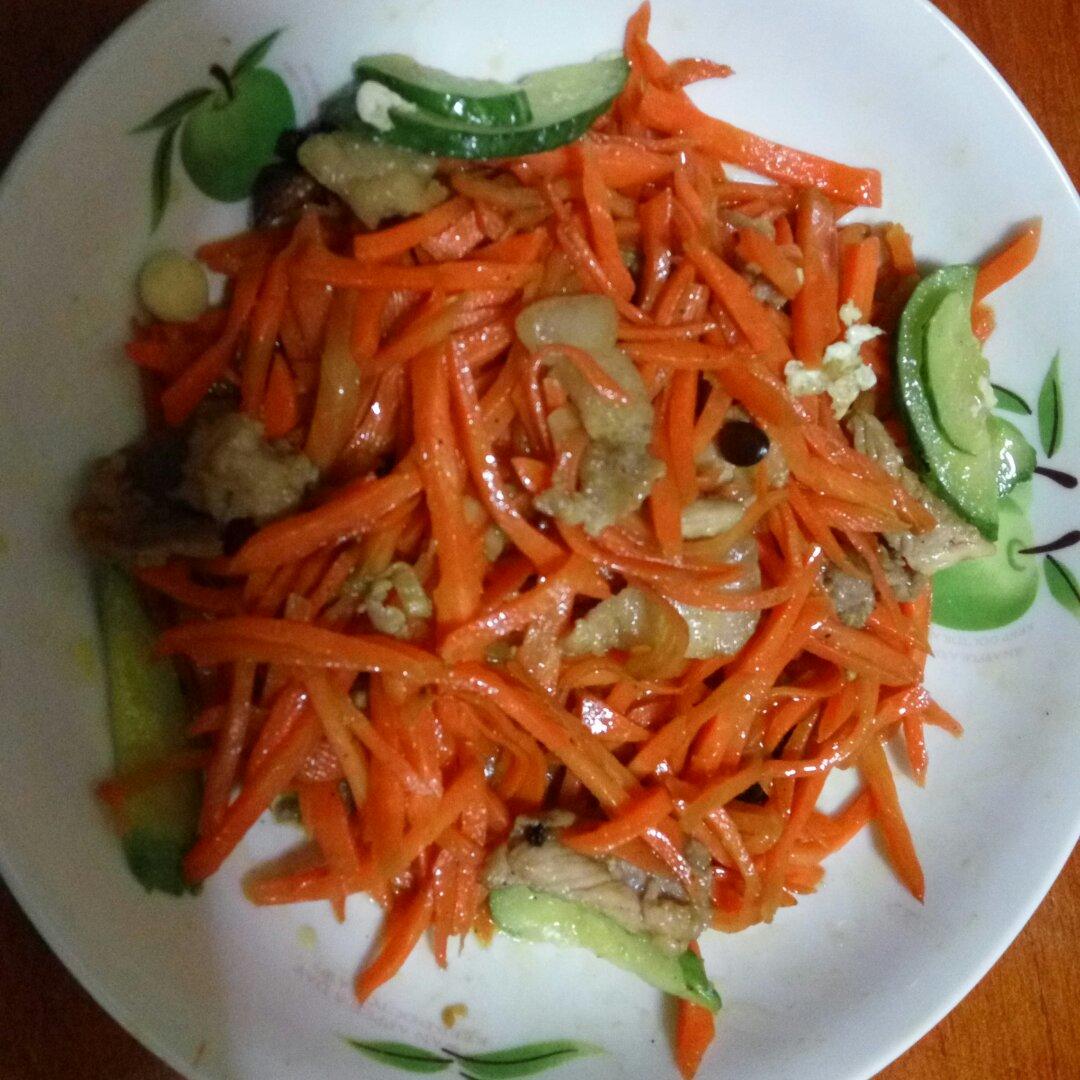 胡萝卜炒肉