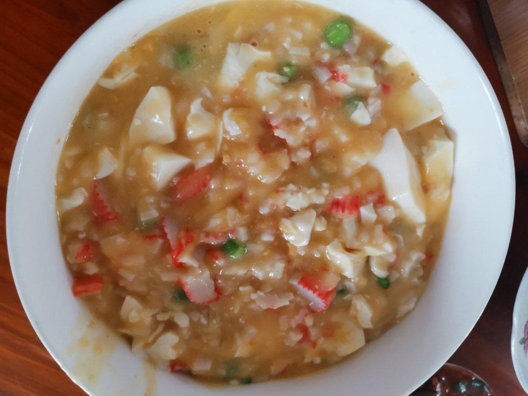 蟹黄豆腐（咸蛋黄版）