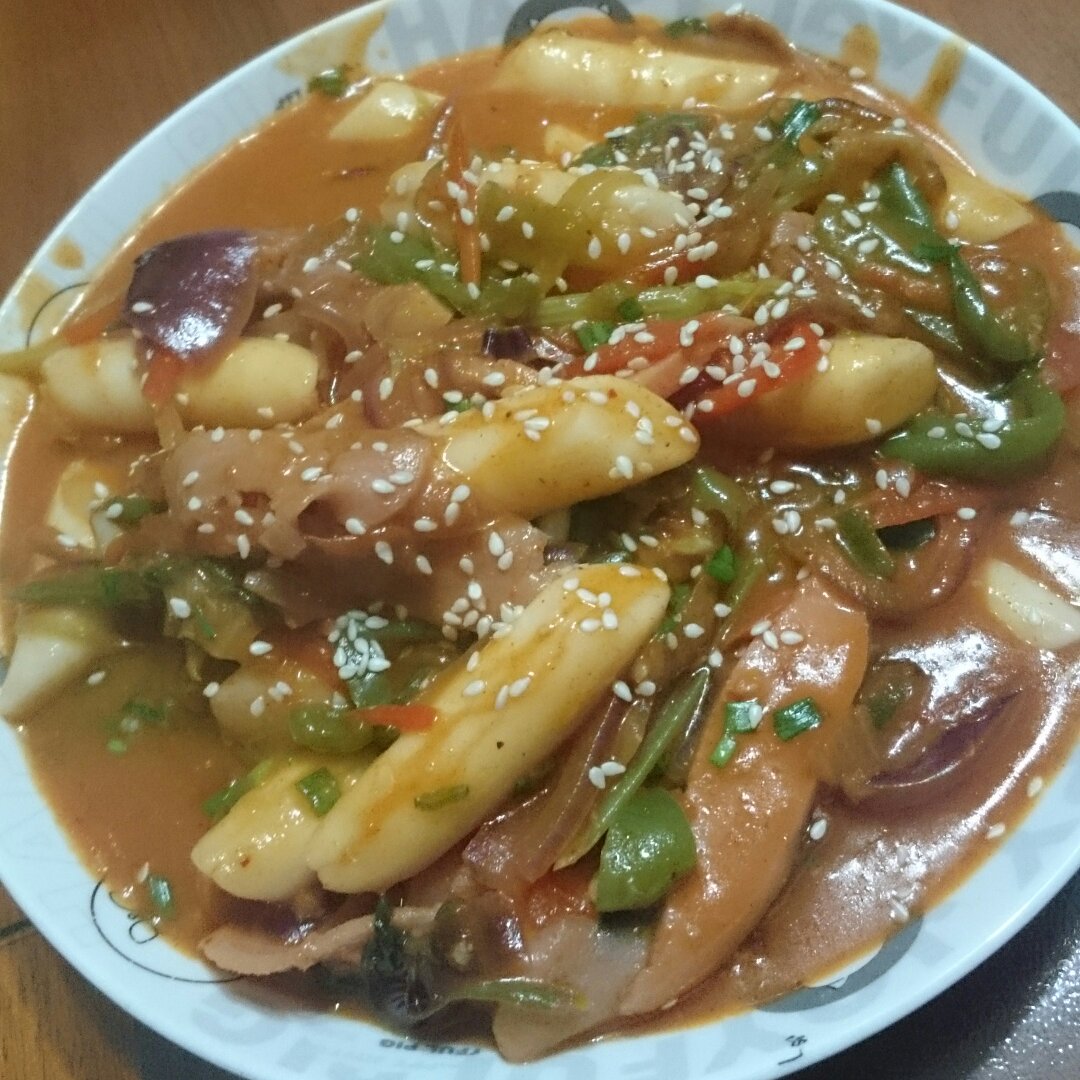 韩式辣炒年糕（or网红芝士套路之芝心年糕）