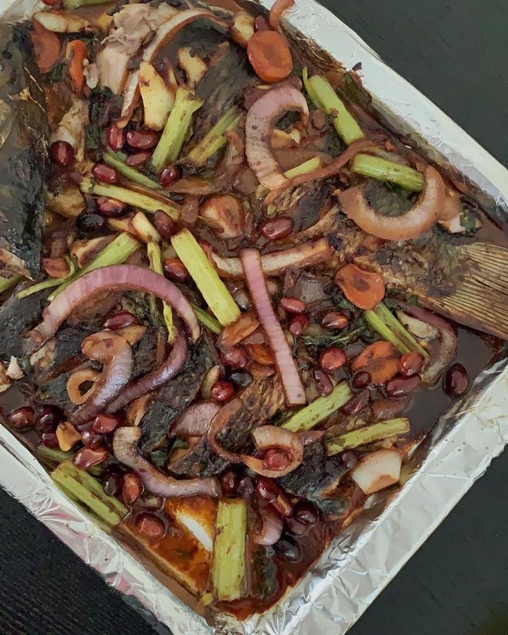 烤箱烤鱼