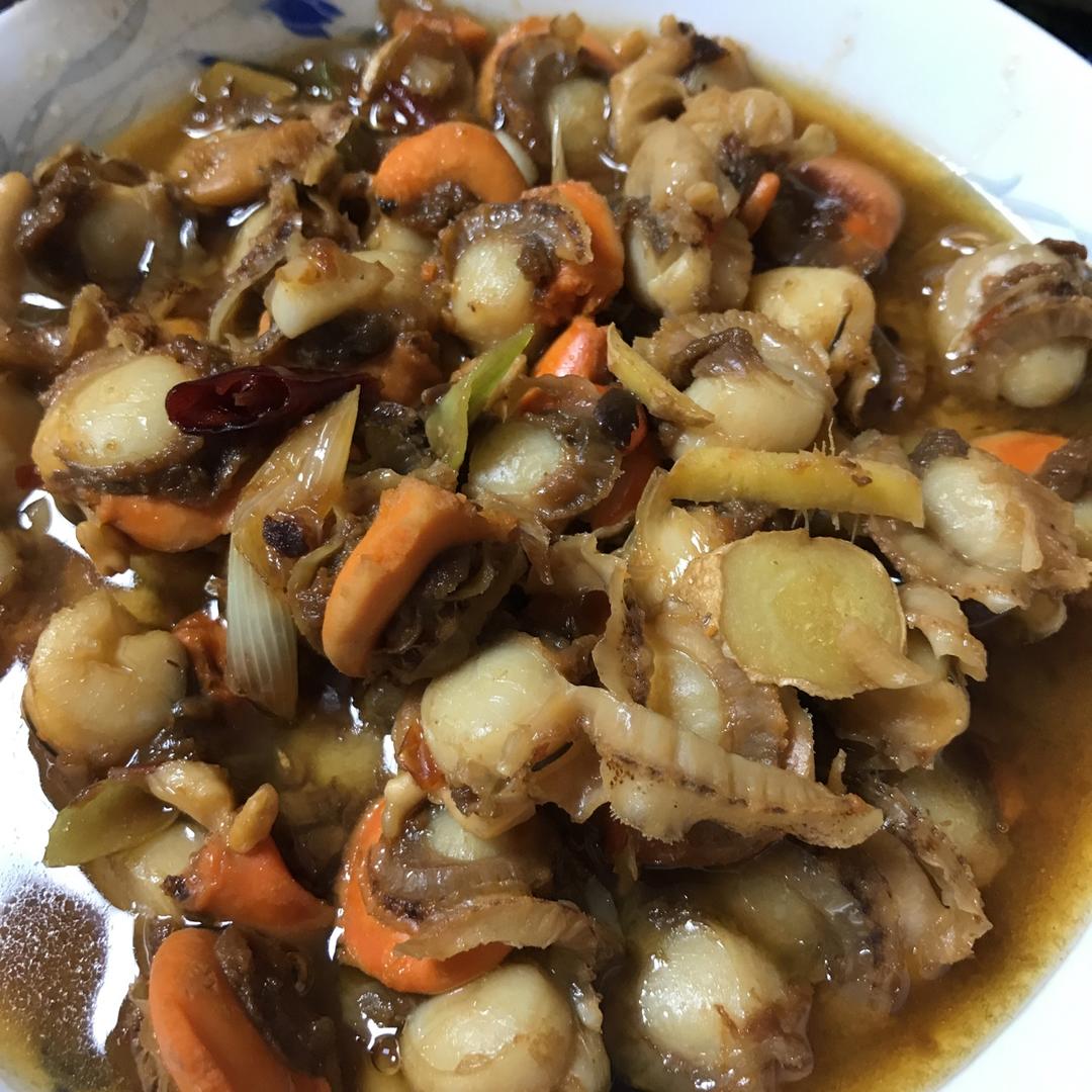 香炒裙边贝