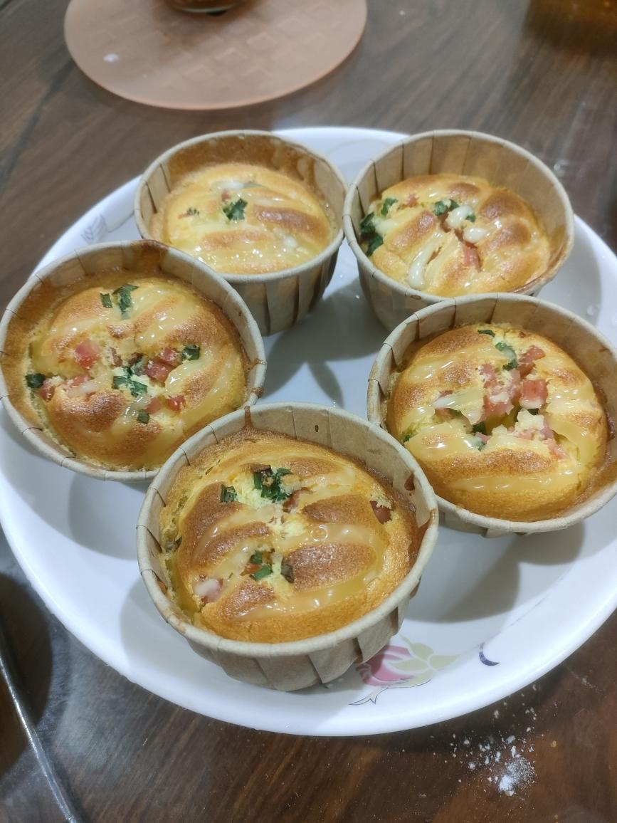 火腿杯子蛋糕