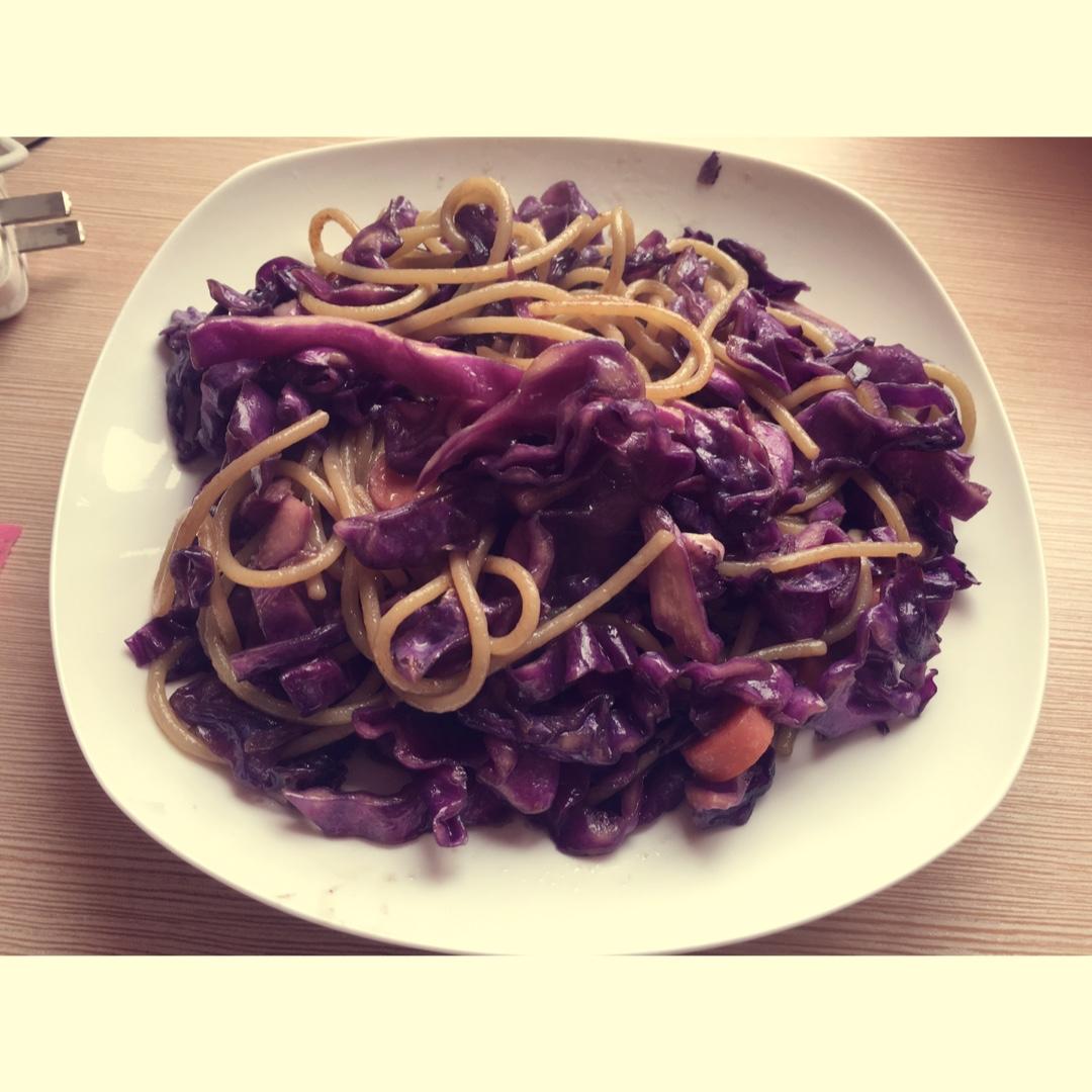 宋什么内q_q做的紫甘蓝意大利面