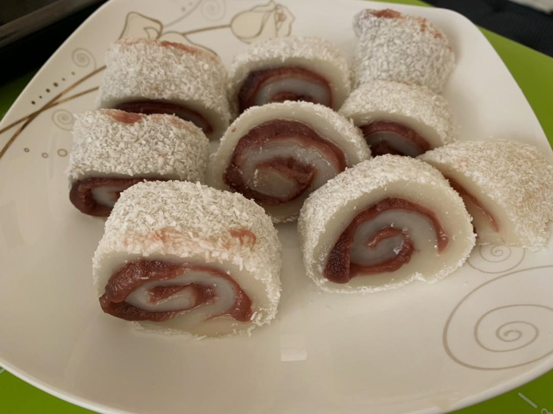 豆沙糯米卷
