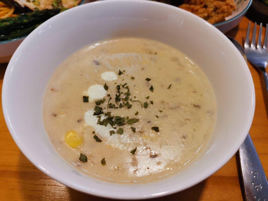 鸡茸奶油蘑菇汤